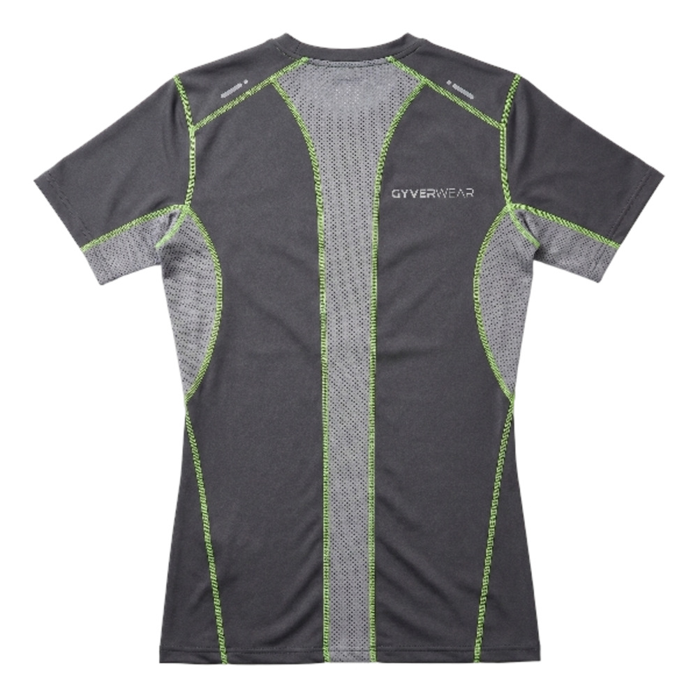 Mesh Panel Compression Shirt