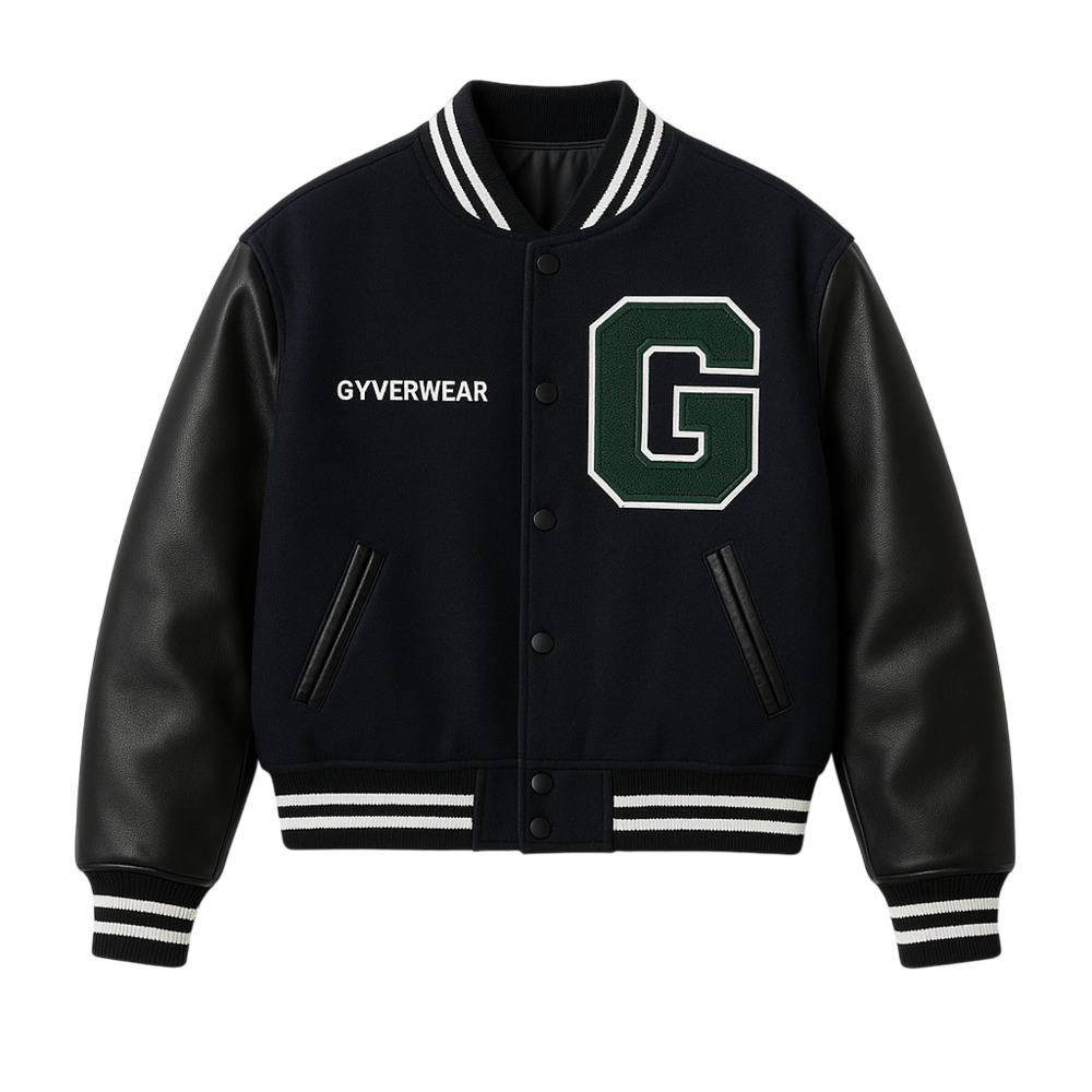 Varsity Style Bomber Jacket